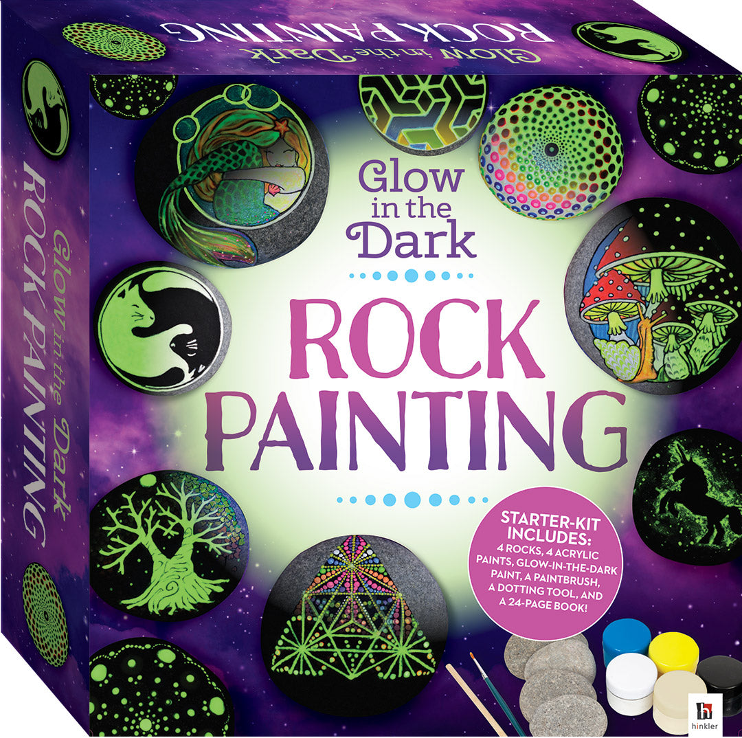 Hinkler Metallic Rock Painting Box Set