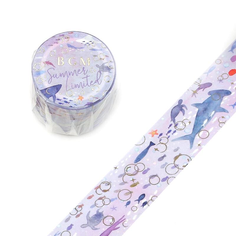 BGM Washi Tape Summer- Aquarium