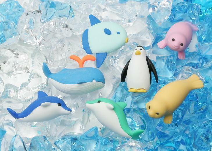 Iwako Marine Animal Erasers